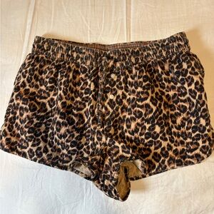 AERIE| LEOPARD SLEEP BOXER SHORTS